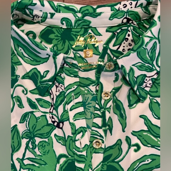 NWT! Lilly Pulitzer Kindra UPF 50+ Dress in Fiddle Leaf Green Lil Escape Plan - Picture 10 of 14